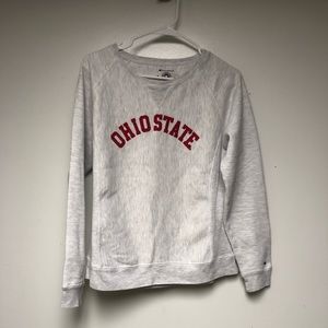 Champion Tops - Ohio State Champion Reverse Weave Sweatshirt Champion Tops - Ohio State Champion Reverse Weave Sweatshirt